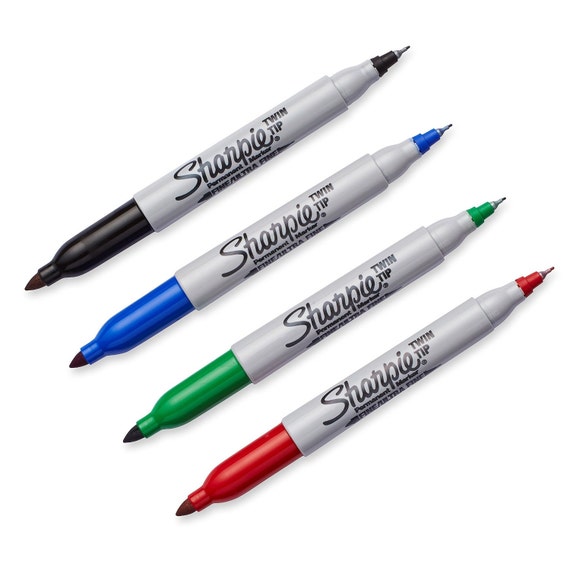 6 Writing, Calligraphy Sharpie Fine Point Tip Pen, Stylo, 6 Colored Pens  Drawing, Coloring Pens, Sharpie Arts Crafts 