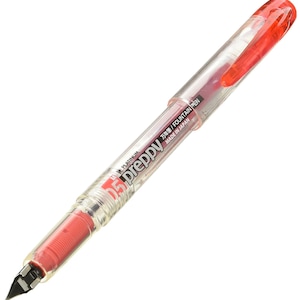 Preppy Fountain Pen, 0.5 Medium Nib Platinum Fountain Pen, Ink Pen; Writing, Calligraphy, Drawing, Inking Fountain Pen; Red Ink Cartridge
