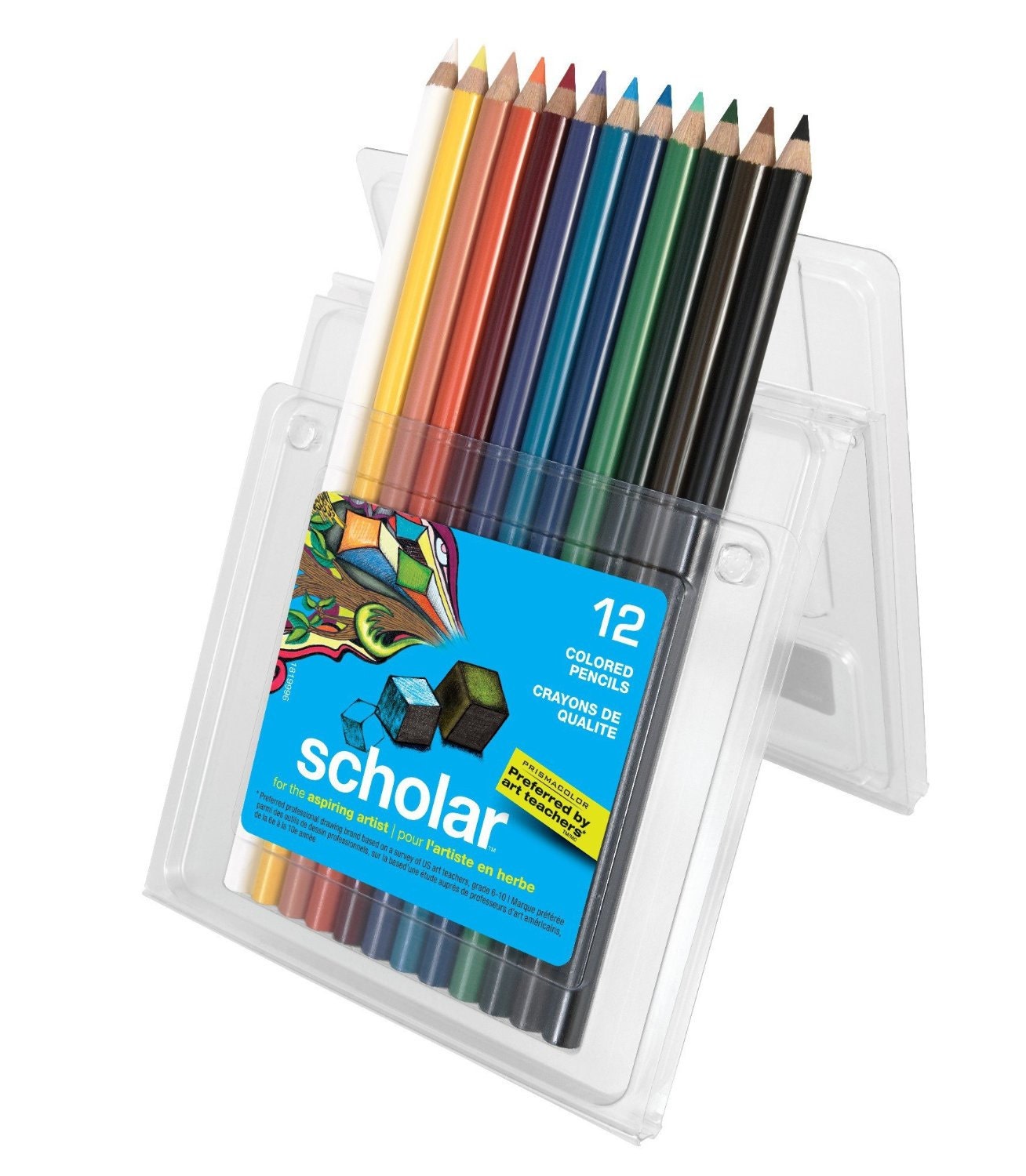 Prismacolor Colored Pencils, Set of 12 Pencils Prismacolor Scholar Pencils  Drawing, Blending, Book Coloring, Prismacolor Arts Crafts 