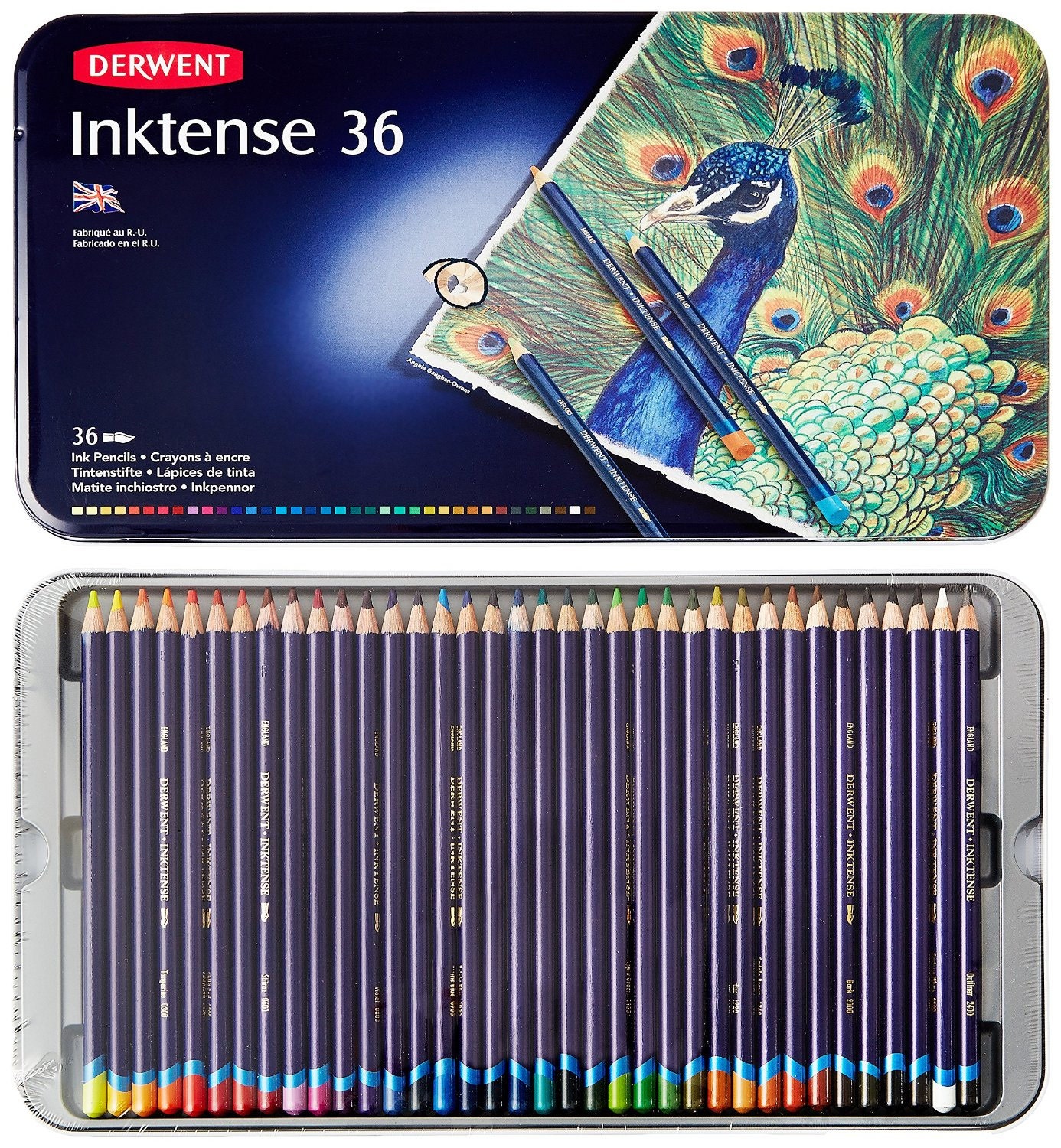 72 Watercolor Pencils Derwent Watercolor Pencils 3.4mm Core 