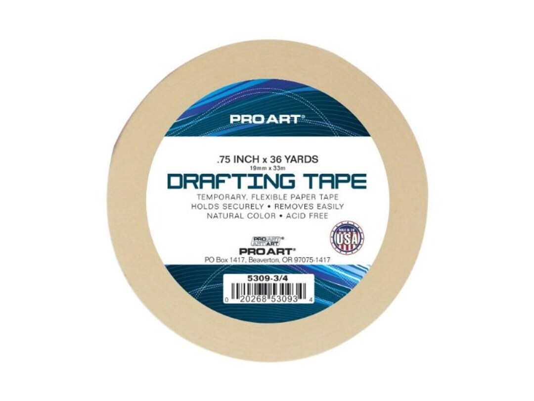 Thin ARTIST TAPE 3/4 Drafting Paper Tape Board Console Masking Edging