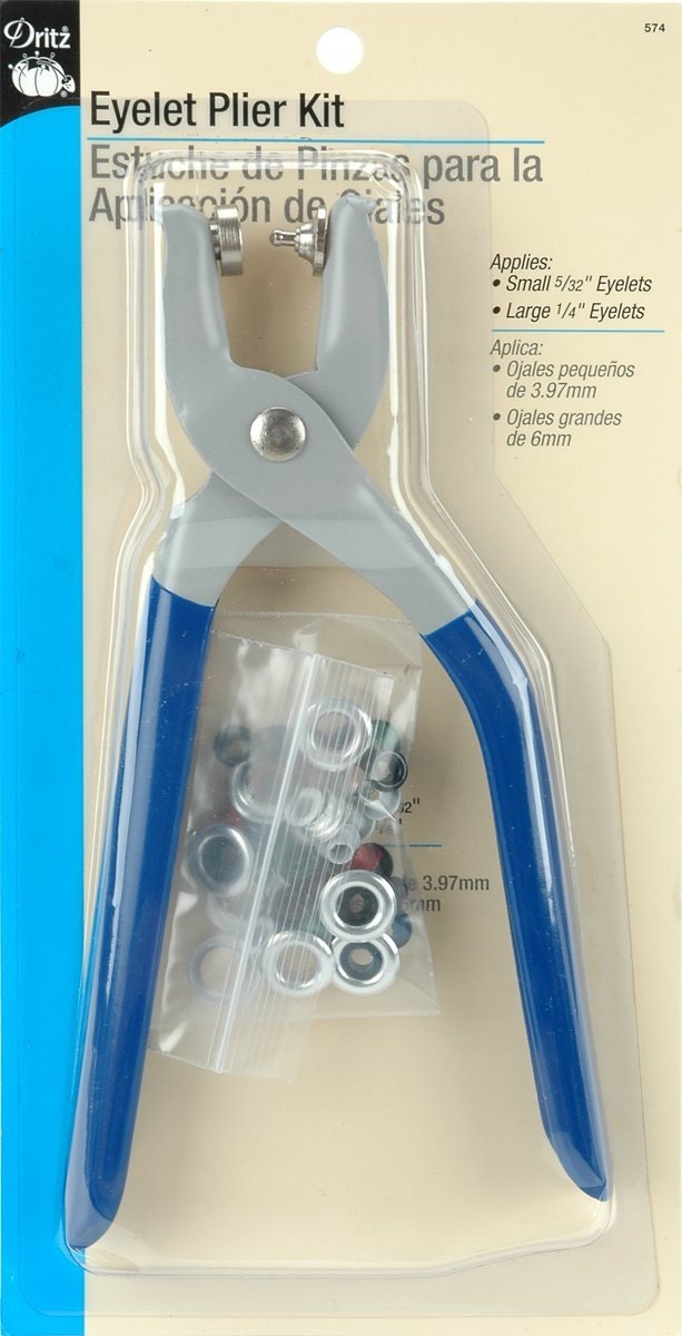 Dritz Eyelets W/ Tool - 5/32 - 25 Sets/Pack - Silver