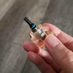 17 in 1 Mini Short Stubby Screwdriver, 16 Metric and SAE Hex Bits, Cellulose Acetate Fiber Handle