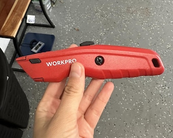 Heavy Duty Utility Craft Knife, Retractable, All Metal Body, Quick Change Blades, Razor Box Cutter, WORKPRO