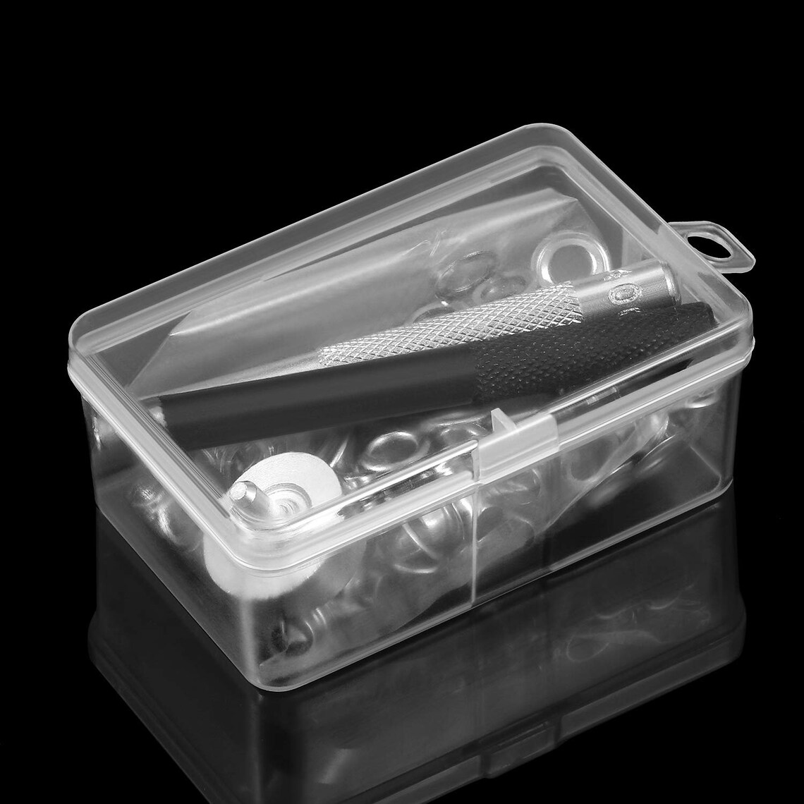 Grommet Kit Hole Cutter Mandrel and 100 Grommets Eyelets Etsy