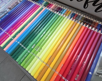 72 lápices de colores, mina blanda, altamente pigmentados, juego de lápices de arte, libros para colorear para adultos, dibujo, mezcla y sombreado, Kalour