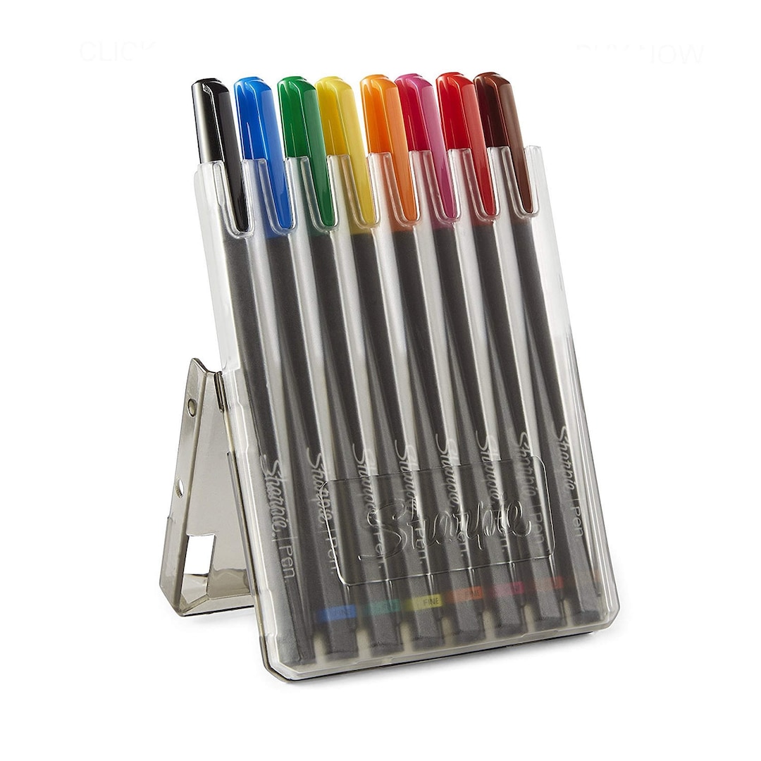 Sharpie Art Pens Writing, Calligraphy Sharpie Fine Point Pen Stylo, 8