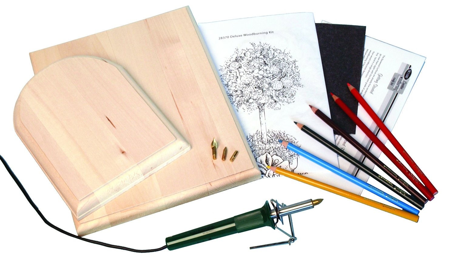 Wood Burning Pen Patterns Color Pencils & Instructions Etsy