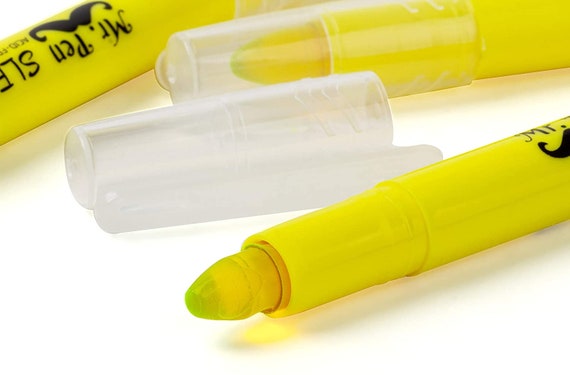 Mr. Pen- Gel Bible Journaling Highlighters, No Bleed, Yellow Dry, Pack of  20