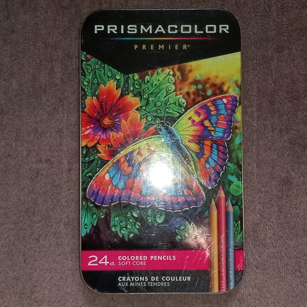 24 crayons de couleur Prismacolor Premier, noyaux doux et crémeux, 3597 t, crayons de couleur de qualité professionnelle