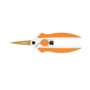 Best Professional Fabric Scissors, Shears; Sewing Quilting Embroidery Dressmaking; Fiskars 5 Inch Titanium Micro-Tip Easy Action Scissors