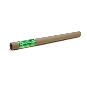 Bruine papierrol, kraftpapier, bruin inpakpapier, inpakpapier, Verpakkingspapier voor verzendpakketten; 2,5 x 30 voet