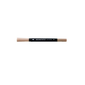 Tsukineko Memento Dual Tip Marker, Desert Sand; Clear and Rubber Stamping, Drawing, Scrapbooking, Illustration