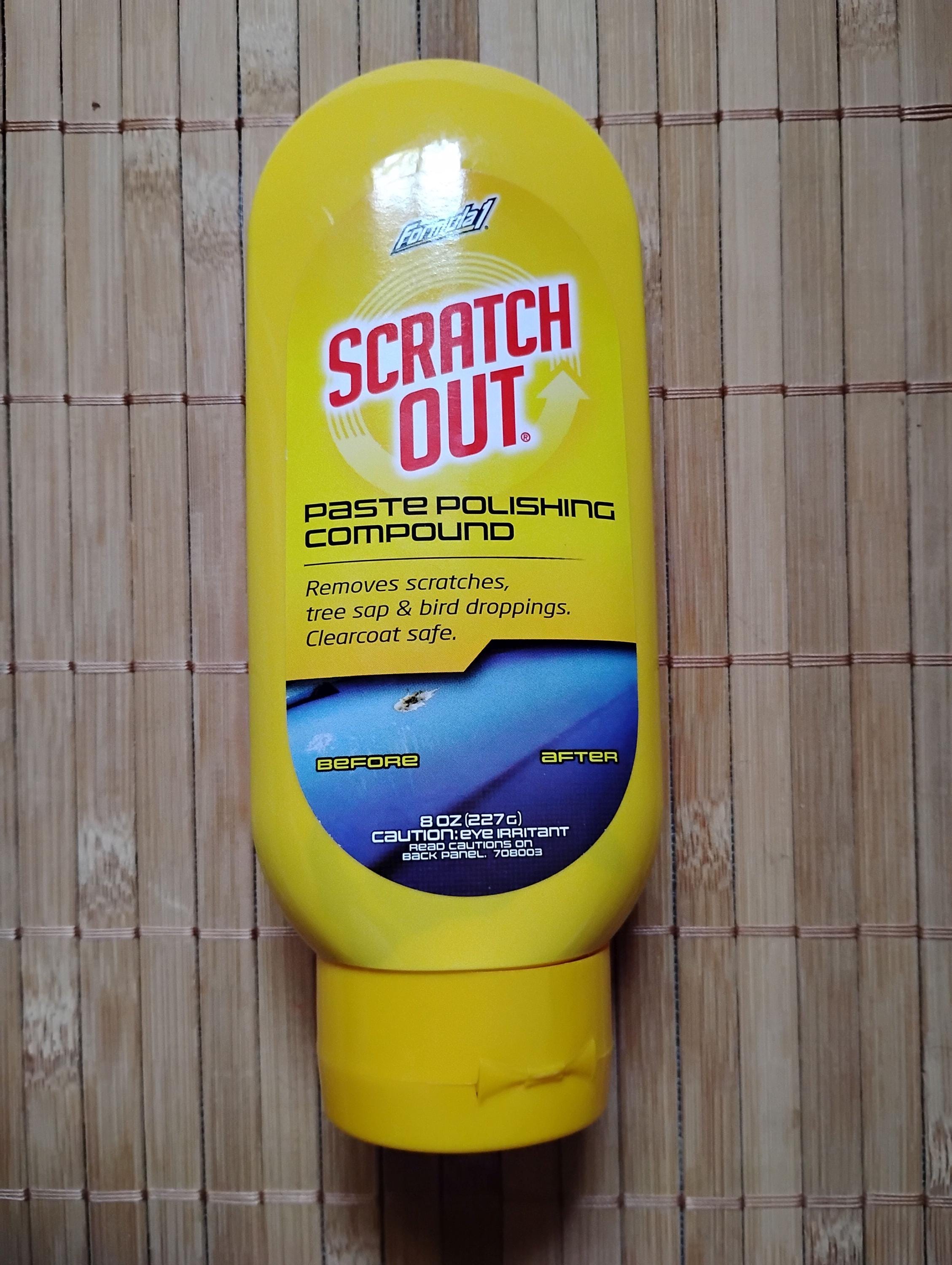 Scratch Formula Formula 1 Scratch Out Car Wax Polish Paste, Scratch Remover for All ...