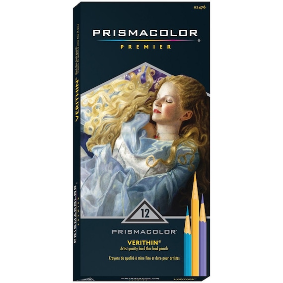12 Matite Colorate Prismacolor Premier Verithin Hard Lead Set di