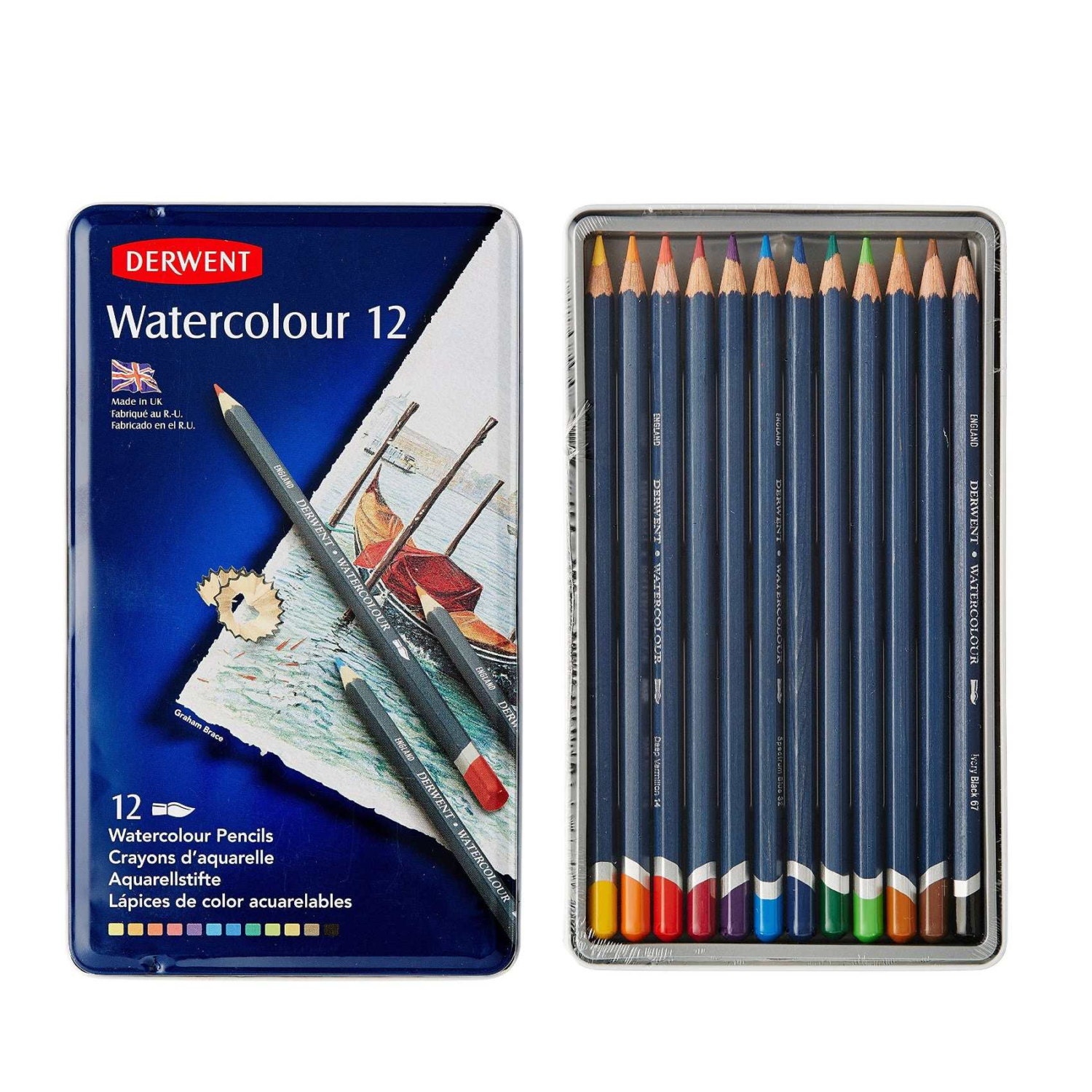 MARKART 48 Colored Pencils Set for Adult Coloring Book, Sketch, Shading, Blending Crafting, Soft Cores, Professional Art Coloring Drawing Pencils for