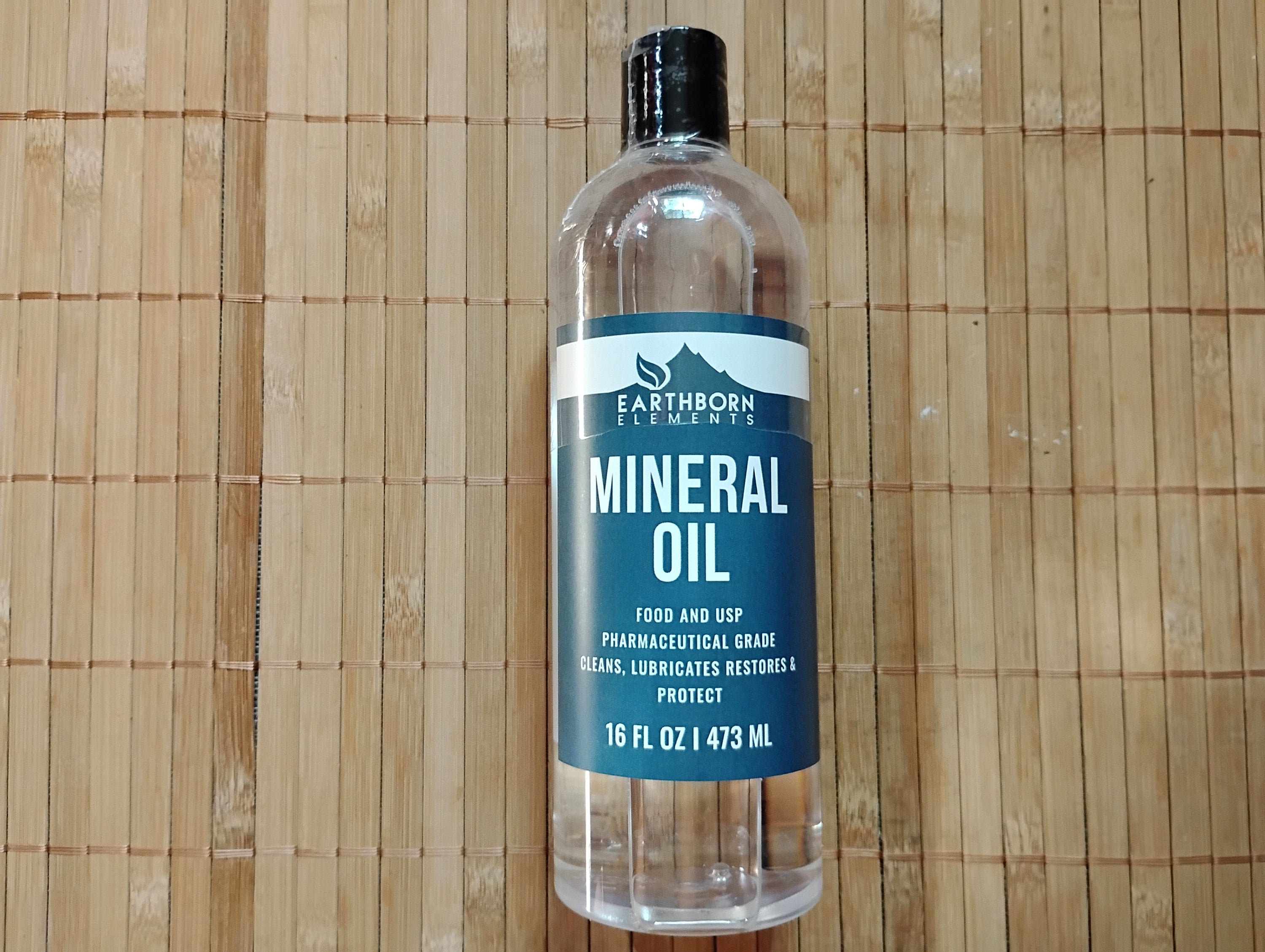 Mineral Oil, Clear, Pharmaceutical Grade, for Cutting Boards, Butcher Blocks, Wooden Utensils, Stainless Steel