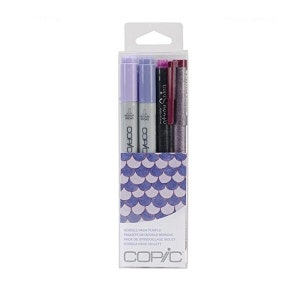 Purples; Copic Markers Ciao Artist Doodle Set; Copic Ciao Marker Doodle Pack Drawing Art Set; Adult coloring Books; Bible Journaling Study