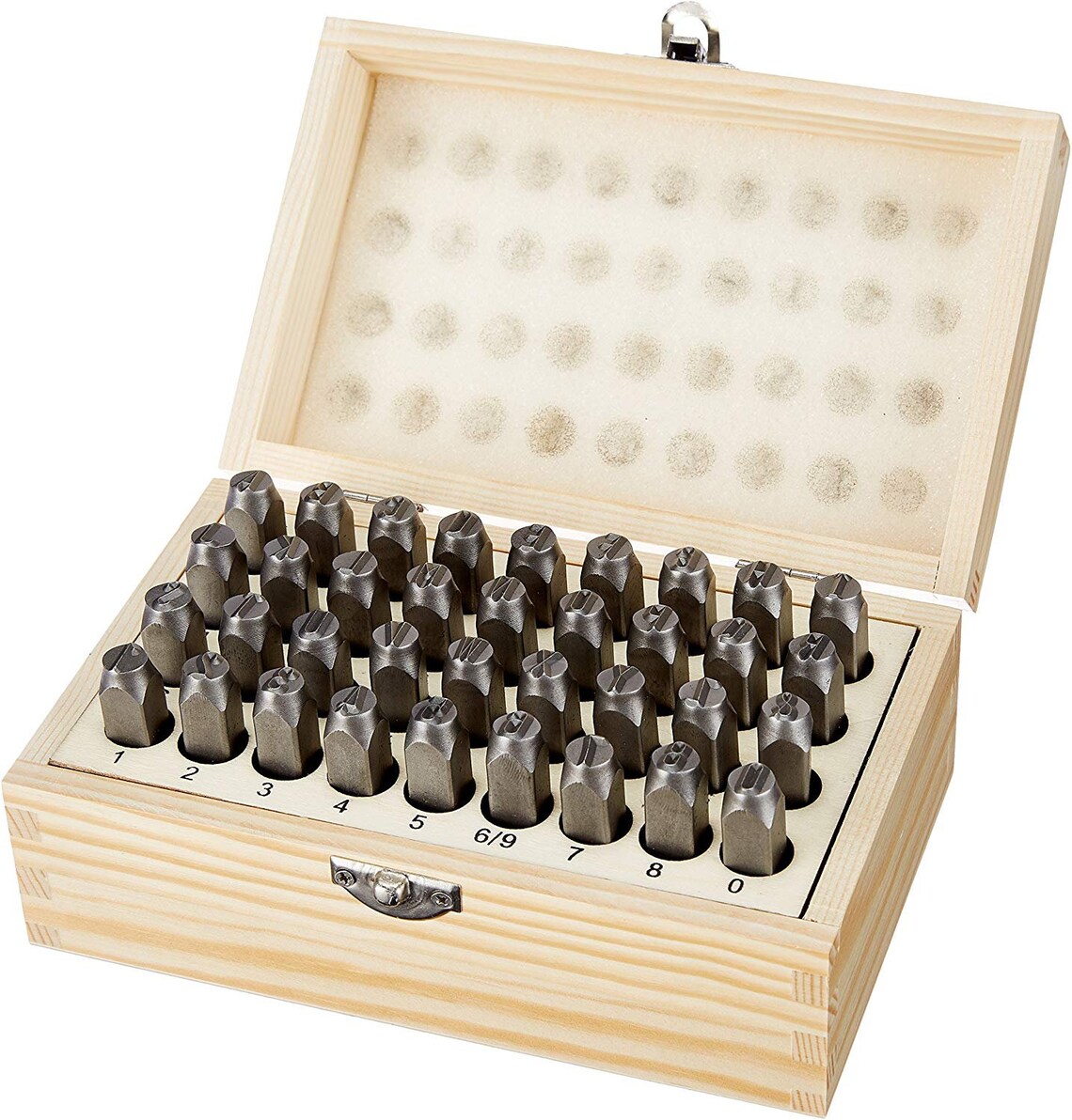 36 Piece Metal Punch Stamp Set Letter and Number Stamp Set Etsy