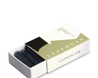 16 Fountain Pen Ink Cartridges, International Size Fountain Pen Ink Cartridge, Cobalt Blue; Writing, Calligraphy, Drawing, Inking