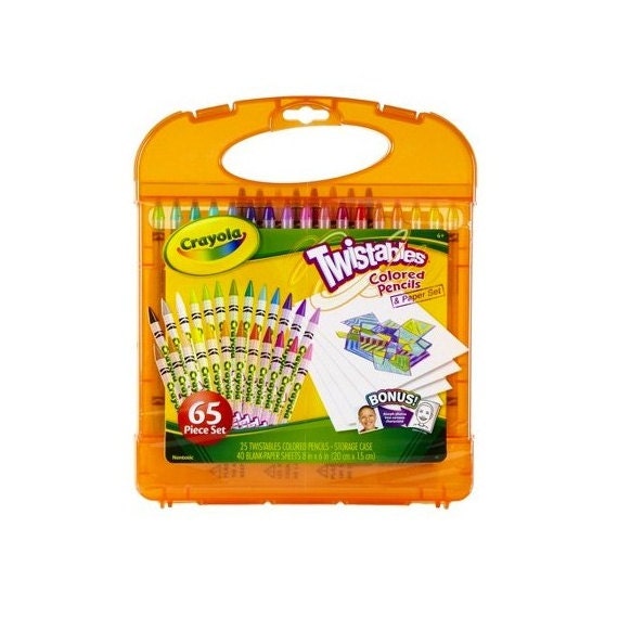 Crayola Twistables Colored Pencils, Assorted Colors, Set of 18