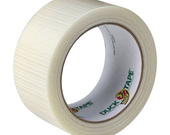 Transparent Duct Tape; 1.88 Inches by 20 Yards, Clear, Strong, Waterproof, Multipurpose Duct Tape, Duck