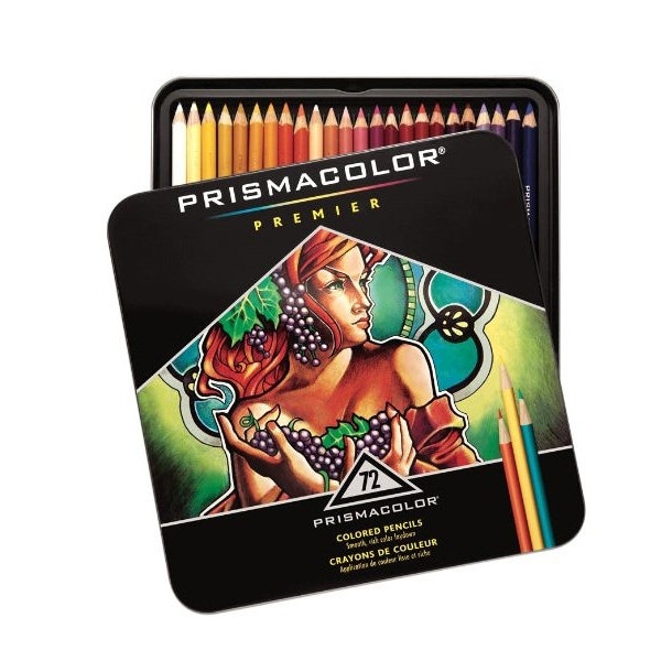 Prismacolor Premier Soft Core Colored Set of 72 Pencils; Drawing, Blending, Shading & Rendering, Prismacolor Arts Crafts, Anime, Manga