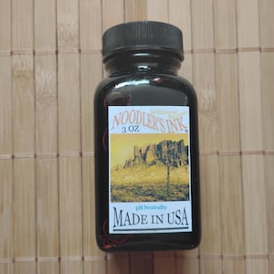 Yellow Southwest &quot;Apache&quot; Sunset Fountain Pen Ink, Fountain Pen Bottled Ink; Noodlers 3 oz Bottle; Inking, Coloring, Drawing, Calligraphy