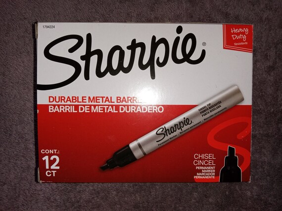 Sharpie Pro Permanent Markers, Bullet Tip, Black - Industrial Pack Of 12