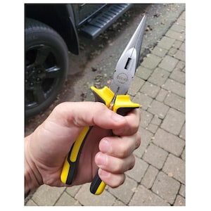 6 Inch Long Nose Pliers Needle Nose Pliers with Wire Cutter Nickel Chromium Steel