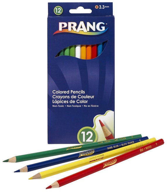 Thick Core Colored Pencil Set of 12 Adult Coloring Books 