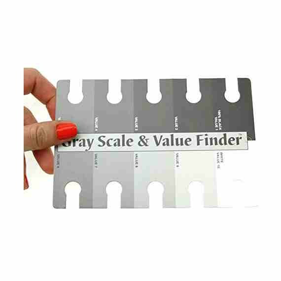 Grey Scale Reference Gray Scale Valu Find 4x6 Wall Gray Scale And Value Finder | Utrecht Art ...