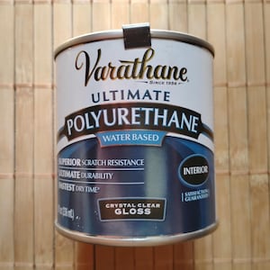 Varathane Crystal Clear Gloss Water-Based Ultimate Polyurethane, 200061H; Wood Finish