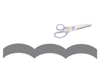 Clouds Pattern Paper Edgers Craft Scissors, Textured Shears; Scrapbooking, Cardmaking, Notesmaking, Paper Ornament, Decorating.