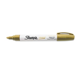 Sharpie Gold Paint Marker Medium Point Oil Based. Drawing, Packing and Shipping, Sharpie Arts Crafts
