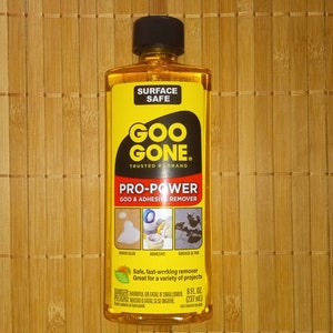 Goo Gone Pro Power-lijmverwijderaar, 8FlOz, 237 ml; GooGone Lost zelfklevende lijm op Etiketten Decals Tape Gumteervetverwijderaar Surface Safe 2037