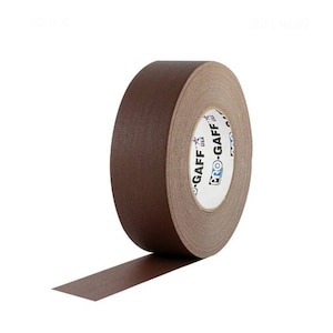 Ruban adhésif marron ; Ruban adhésif résistant non réfléchissant, imperméable et polyvalent de qualité professionnelle, 2 po x 55 m ; Plus solide que le ruban adhésif