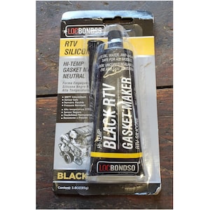 Black RTV Silicone Sealant, High Temp Flexible Silicone Gasket Maker, Sensor Safe, Oil Resistant, Automotive, Engine, Gearboxes, more, 3 oz