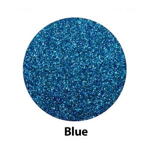 Blue High Glitter HTV Iron On Heat Transfer Vinyl for Most Fabrics; Cricut, Silhouette or cut by hand; 12x20 inch Heat Transfer Vinyl