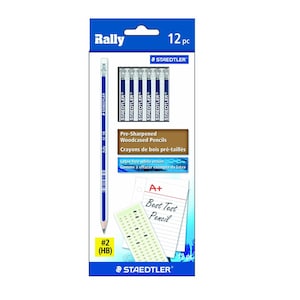 12 Pack Staedtler #2 Pencil; Staedtler Rally Graphite #2 Pencil,12 Pack, Artists Set; Pro Staedtler Drawing, Sketching Pencils