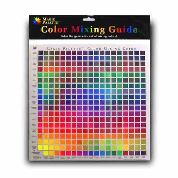 Guide de mélange de couleurs Magic Palette pour 324 couleurs; Sélectionnez, faites correspondre et identifiez les couleurs dans la peinture, le perlage, l’artisanat, les projets artistiques.