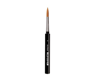 Da Vinci Series 1573 Cosmotop Spin Travel Watercolor Paint Brush, Round, Size 10; Watercolor, Gouache, Animation, Illustration, Rendering