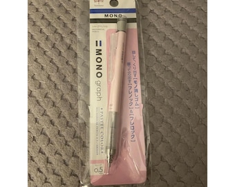 Tombow Mechanical Automatic Pencil, Monograph Pastel Sakura Pink 0.5mm, DPA-136E