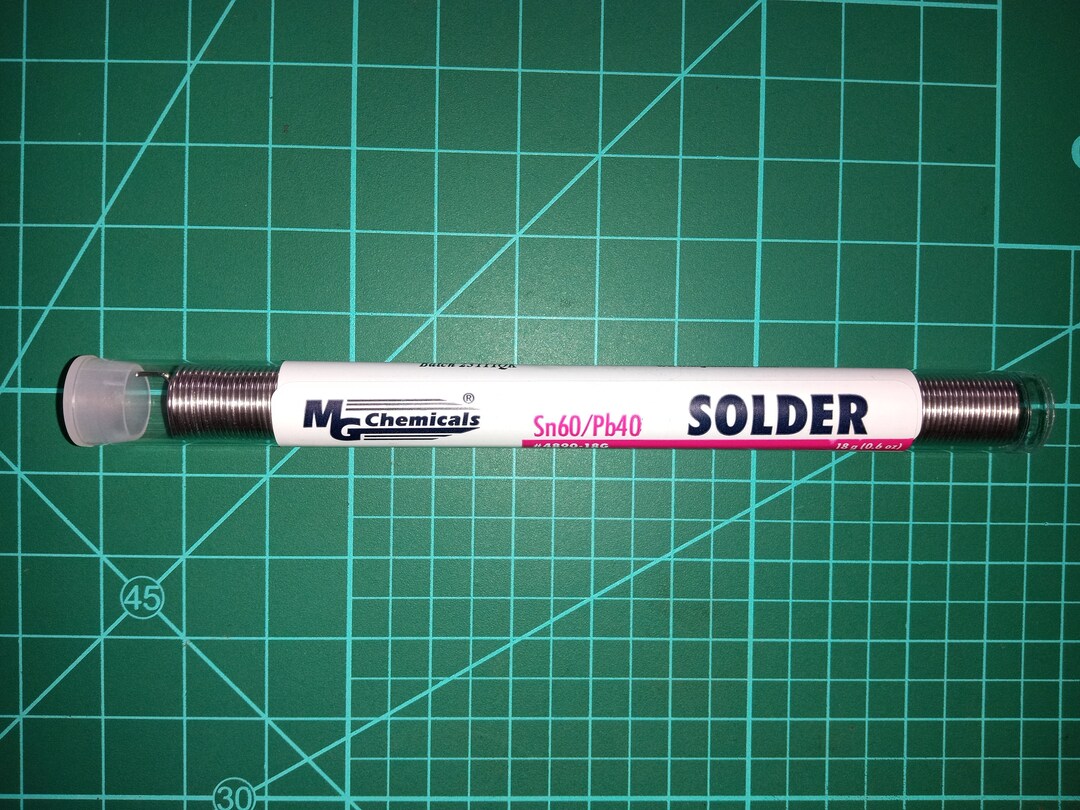 Mg Chemicals Solder MG Chemicals 63/37 Rosin Core Leaded Solder - 0.025 Diameter, 1/2 Lb Spool Silver Solder Mg Chemicals Solder MG Chemicals 63/37 Rosin Core Leaded Solder - 0.025 Diameter, 1/2 Lb Spool Silver Solder