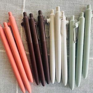 12 uni-ball Zento-gelinktpennen, Japanse zwarte inkt medium punt glad schrijvende rollerball pennen, boho-kleuren, 70660