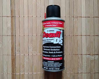 D5S-6 CAIG DeoxIT 5% Spray Electric Contact Cleaner, 5 oz. D5S-6-LMH