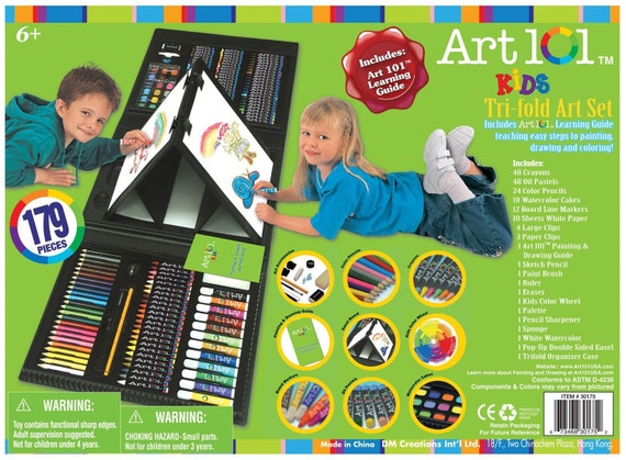  Kids Drawing Art Kit Oil Pastels Crayons Colored Pencils Travel  Set for Outdoor Adult Use : Arts, Crafts & Sewing