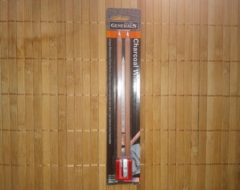 2 White Charcoal Pencils; Sketch Kit, Sketching Pencils Set, Drawing Kit, Charcoal Pencils Set; Sketching, Scrapbooking, Blending Pencils