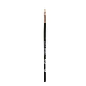 Da Vinci Series 7007 Series Flat Short Handle &#39;Plein Aire&#39; Brush. Hog Bristle with Clamped Copper Ferrule, Size 4. Oil Painting