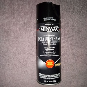 Clear Warm Semi Gloss Minwax Fast Drying Polyurethane Spray, Protective Clear Semi-Gloss Wood Finish 11.5 oz Aerosol Can 33055000